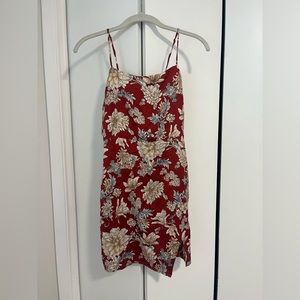 Silk mini dress